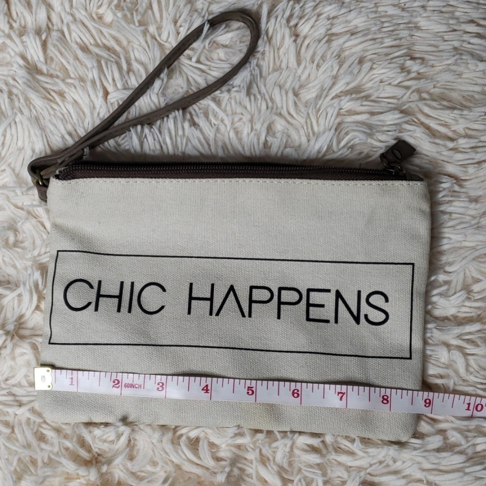 "Chic happens" make up bag